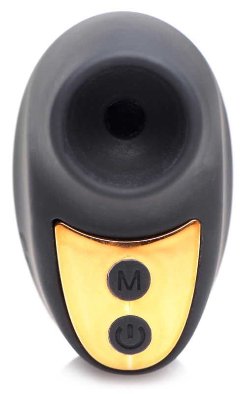 12X Mini Silicone Clit Stimulator - Black - Image 4