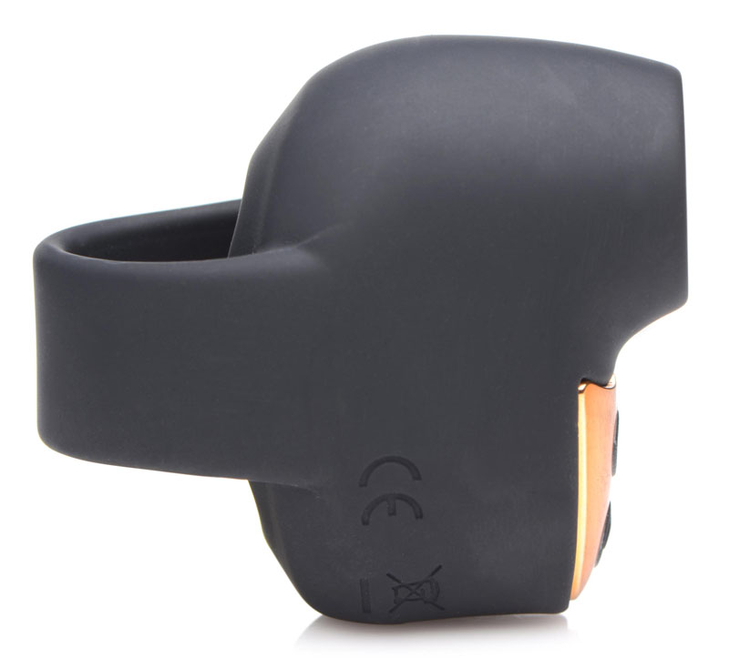 12X Mini Silicone Clit Stimulator - Black - Image 5