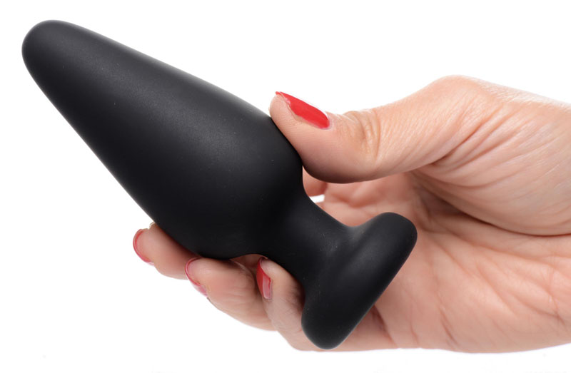 Light Up Silicone Anal Plug - Large - Image 3