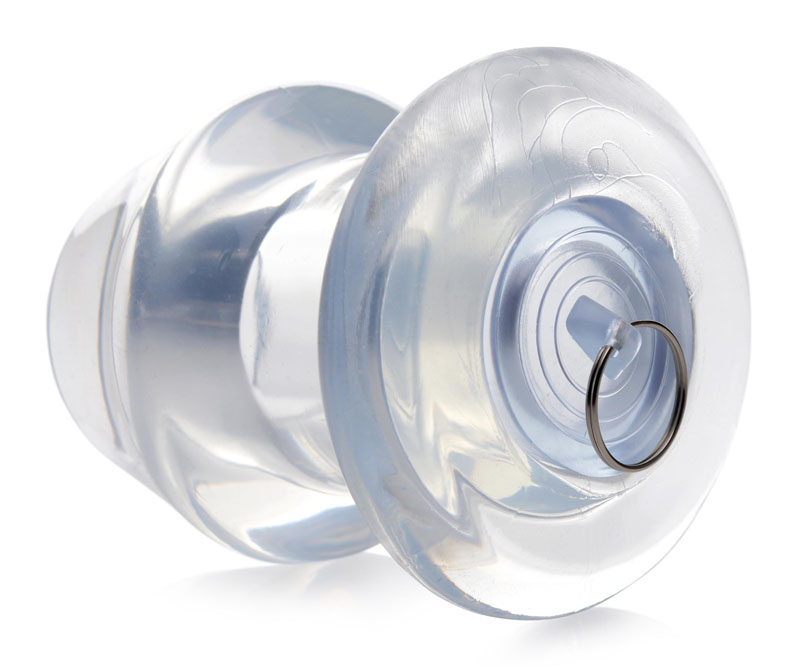 Ass Bung Clear Hollow Anal Dilator with Plug - XL - Image 7