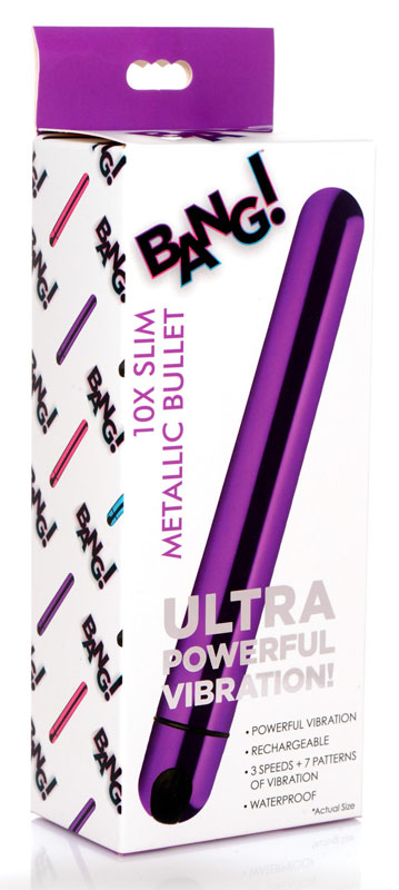 10X Slim Metallic Bullet - Purple - Image 6