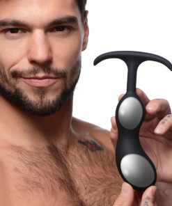 Premium Silicone Weighted Prostate Plug - Large