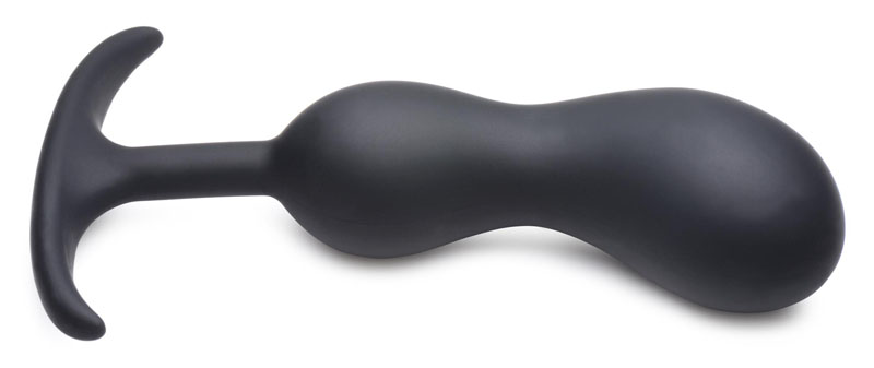Premium Silicone Weighted Prostate Plug - Large - Image 3