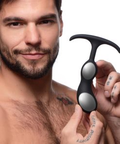 Premium Silicone Weighted Prostate Plug - Medium