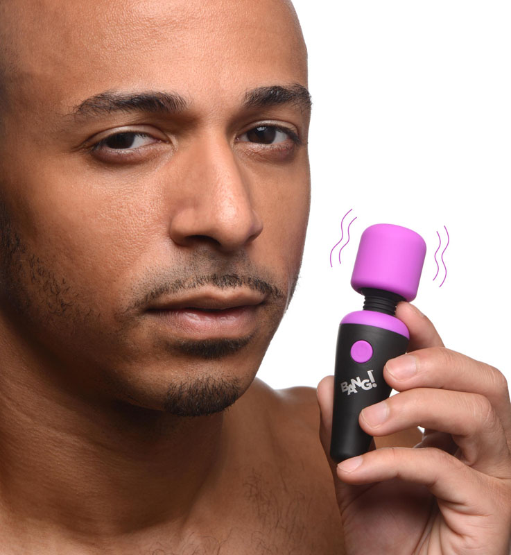10X Ultra Powerful Silicone Mini Wand - Purple - Image 2