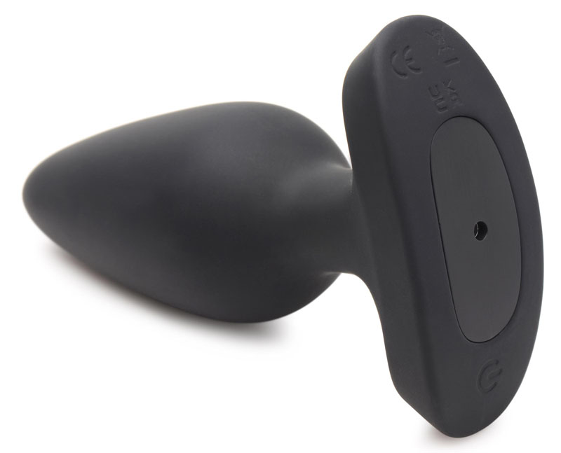 28X Laser Heart Silicone Anal Plug with Remote – Large - Image 6