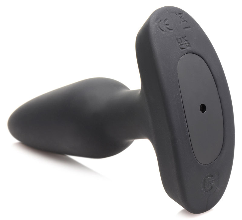 28X Laser Heart Silicone Anal Plug with Remote – Small - Image 7