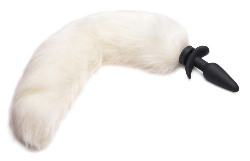 Vibrating Silicone Anal Plug with 3 Interchangeable Tails - Image 12