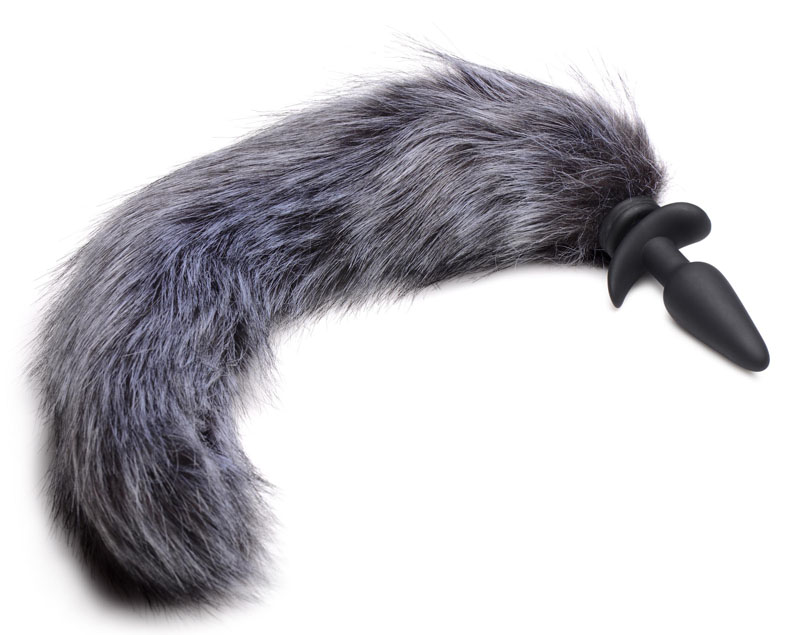 Vibrating Silicone Anal Plug with 3 Interchangeable Tails - Image 14