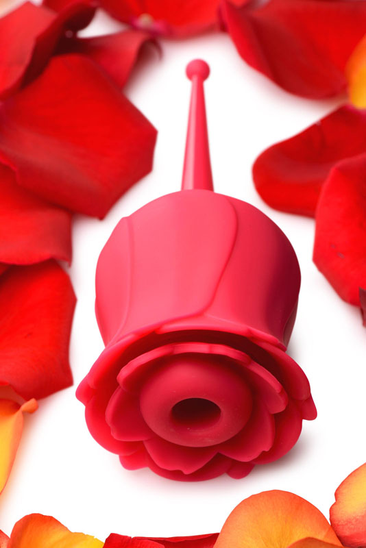 Bloomgasm Rose Buzz 7X Silicone Clit Stimulator and Vibrator - Image 2
