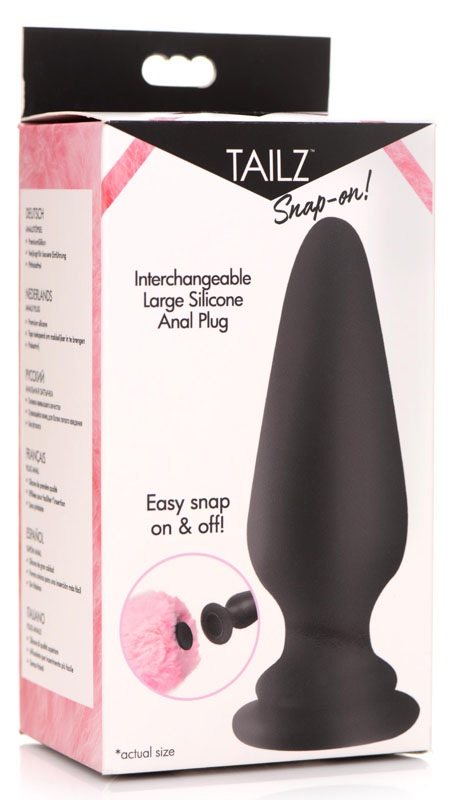 Interchangeable Silicone Anal Plug - Large - Image 7
