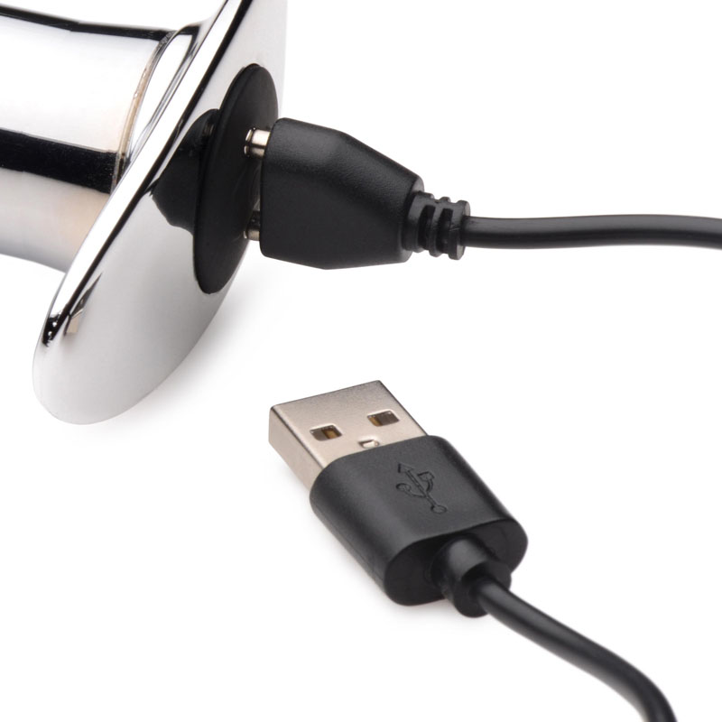 Chrome Blast 7X Rechargeable Butt Plug with Remote Control - Small - Image 7