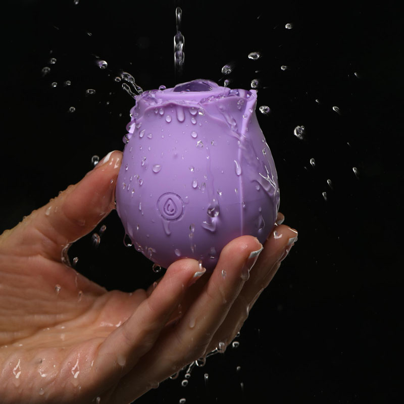 Bloomgasm Wild Rose 10X Suction Clit Stimulator - Purple - Image 2