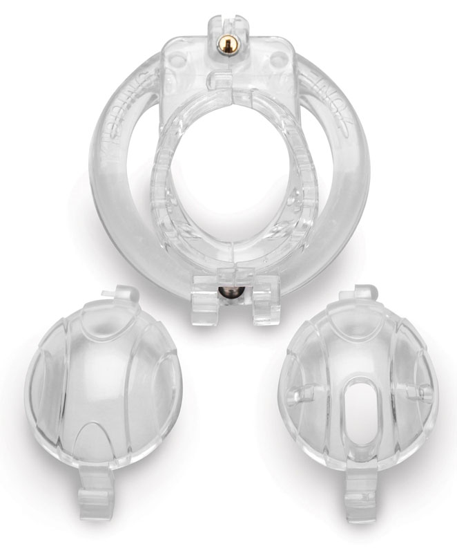 Lockdown Customizable Chastity Cage - Clear - Image 5