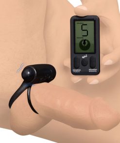 25X Vibrating Silicone Cock Ring with Remote Control