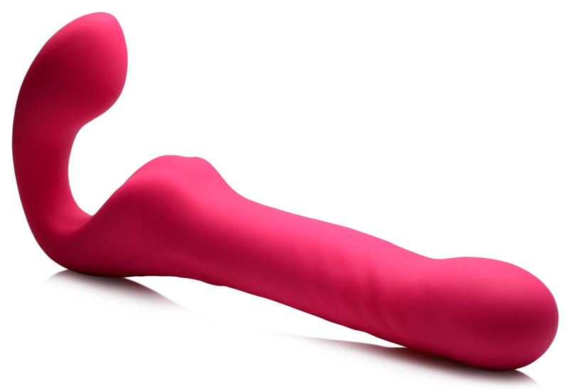 30X Thrusting and Vibrating Strapless Strap-On With Remote Control - Image 3