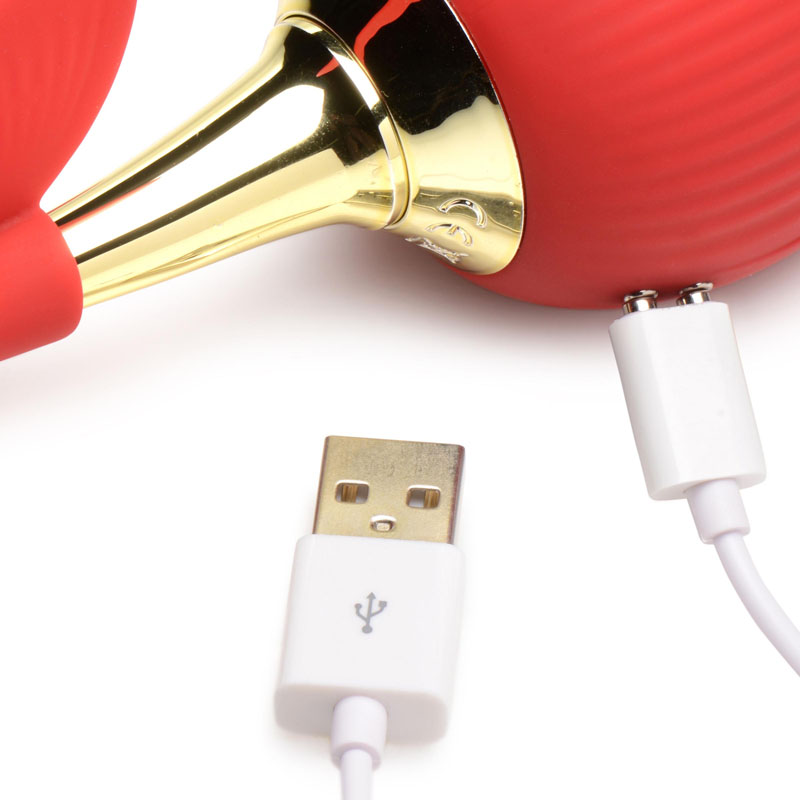 Bloomgasm Flutter Rose Clit Sucking Stimulator with Butterfly Teaser - Image 6