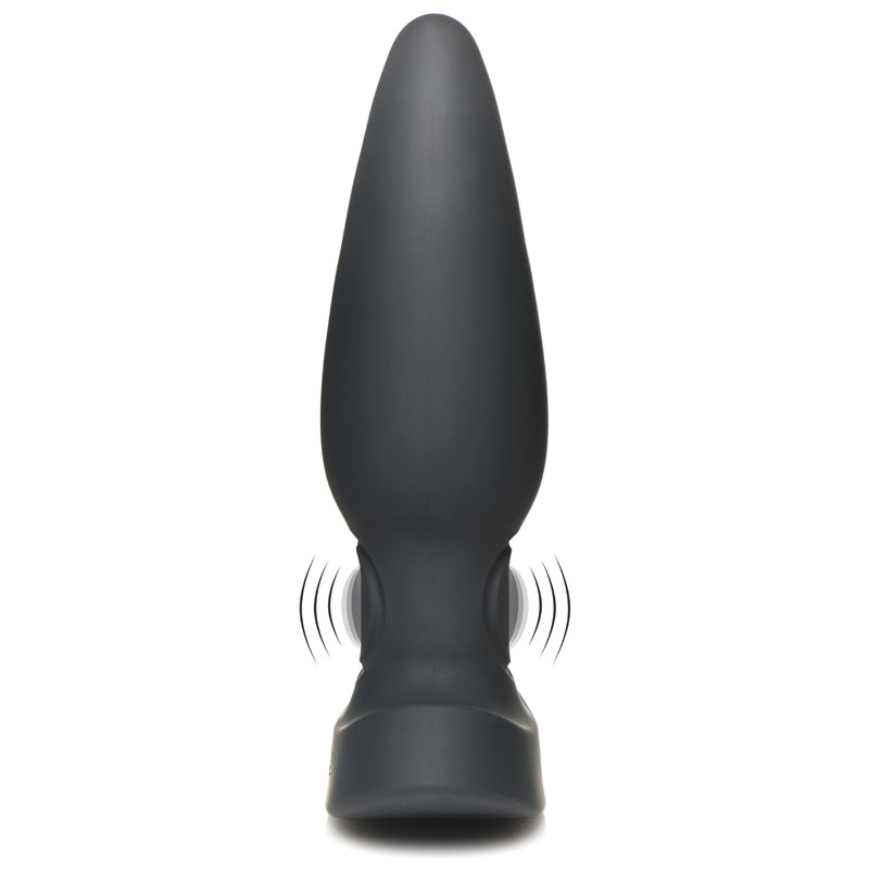 25X Pulsing and Vibrating Silicone Plug with Remote - Image 2