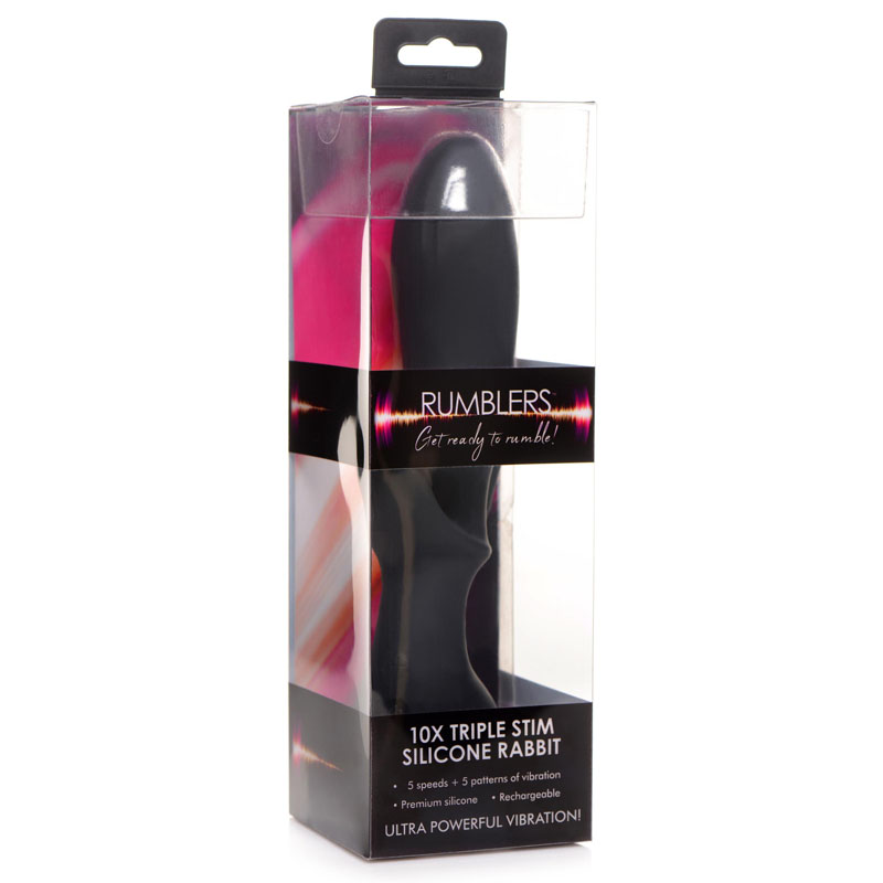 10X Triple Stim Silicone Vibrator - Image 10