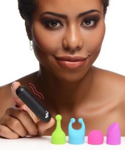 7X Rechargeable Bullet with 4 Attachments