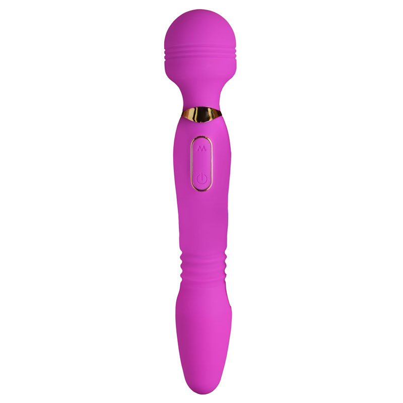 Ultra Thrust-Her Deluxe Thrusting and Vibrating Silicone Wand - Image 6