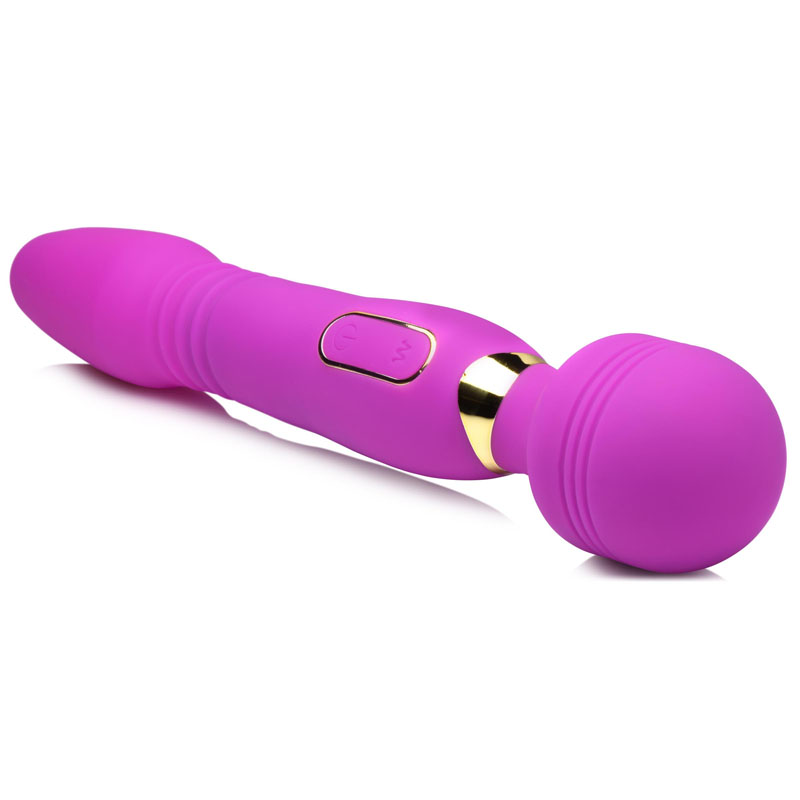 Ultra Thrust-Her Deluxe Thrusting and Vibrating Silicone Wand - Image 8