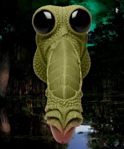 Swamp Monster Green Scaly Silicone Dildo