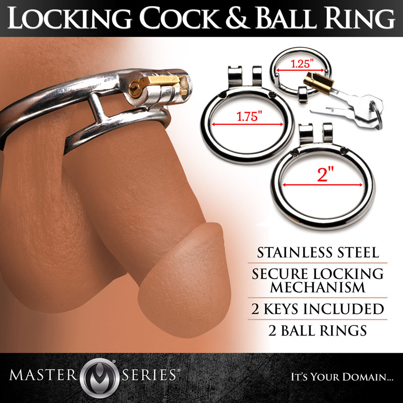 Locking Cock and Ball Ring - Image 2