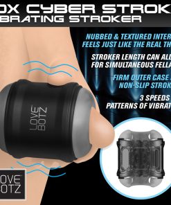 10X Cyber Stroke Vibrating Masturbator