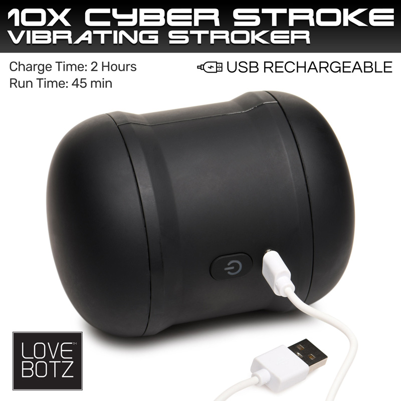 10X Cyber Stroke Vibrating Masturbator - Image 3