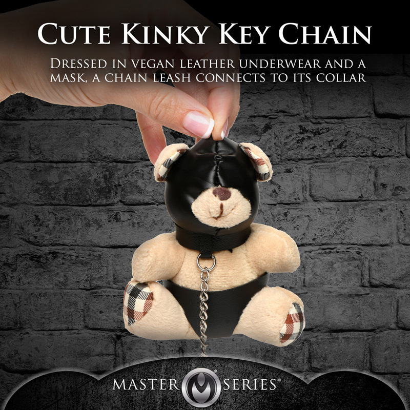 Hooded Teddy Bear Keychain - Image 3