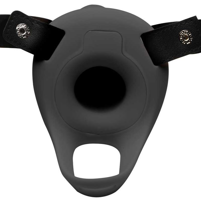 2 Inch Erection Smooth Silicone Penis Sheath - Black - Image 5