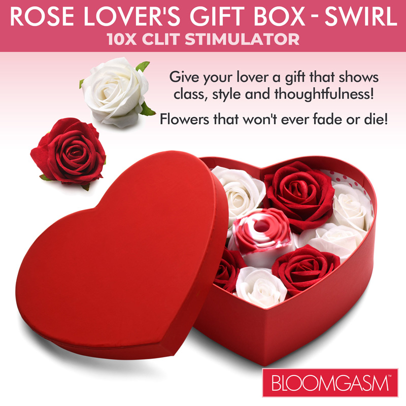 The Rose Lovers Gift Box 10x Clit Suction Rose - Swirl - Image 2