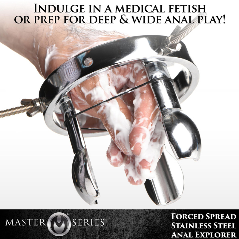Forced Spread Stainless Steel Anal Explorer - Image 4