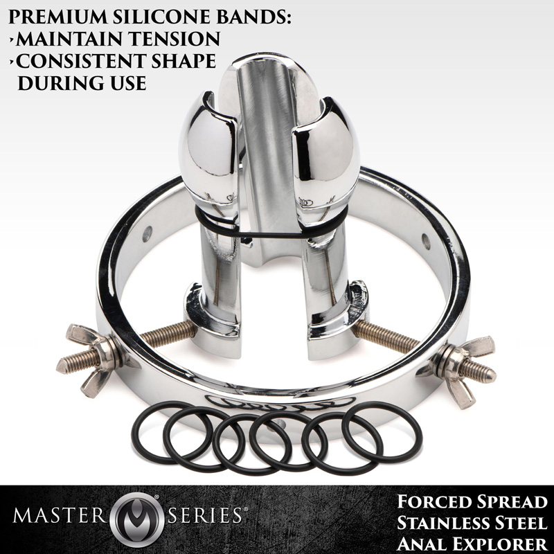 Forced Spread Stainless Steel Anal Explorer - Image 5