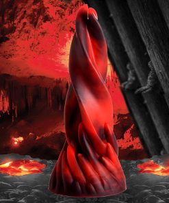 Hell Kiss Twisted Tongues Silicone Dildo