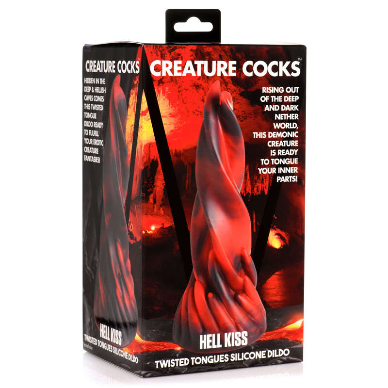 Hell Kiss Twisted Tongues Silicone Dildo - Image 8