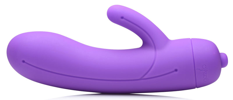 7X Lil Smoothie Mini Silicone Rabbit Vibe - Violet - Image 2