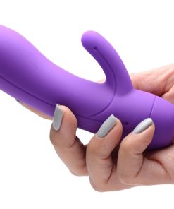 7X Lil Smoothie Mini Silicone Rabbit Vibe - Violet