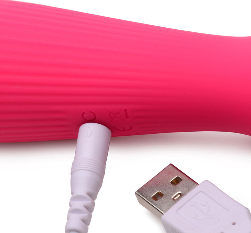10X Silicone Wand Massager - Magenta - Image 3