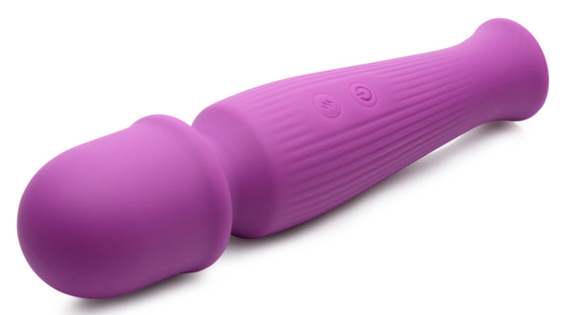 10X Silicone Wand Massager - Violet - Image 2