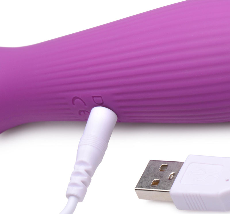 10X Silicone Wand Massager - Violet - Image 3