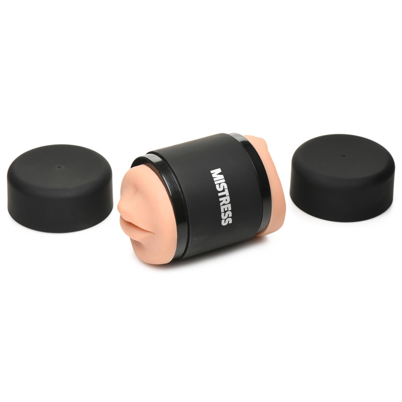 Double Shot Mouth and Ass Stroker - Medium - Image 6