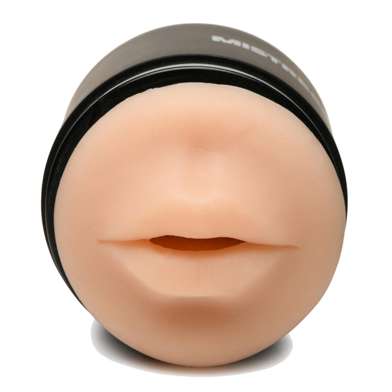 Double Shot Mouth and Pussy Stroker - Light - Image 4