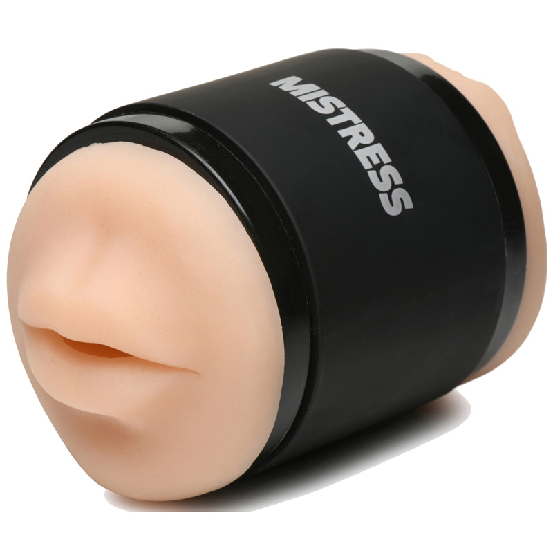 Double Shot Mouth and Pussy Stroker - Light - Image 2