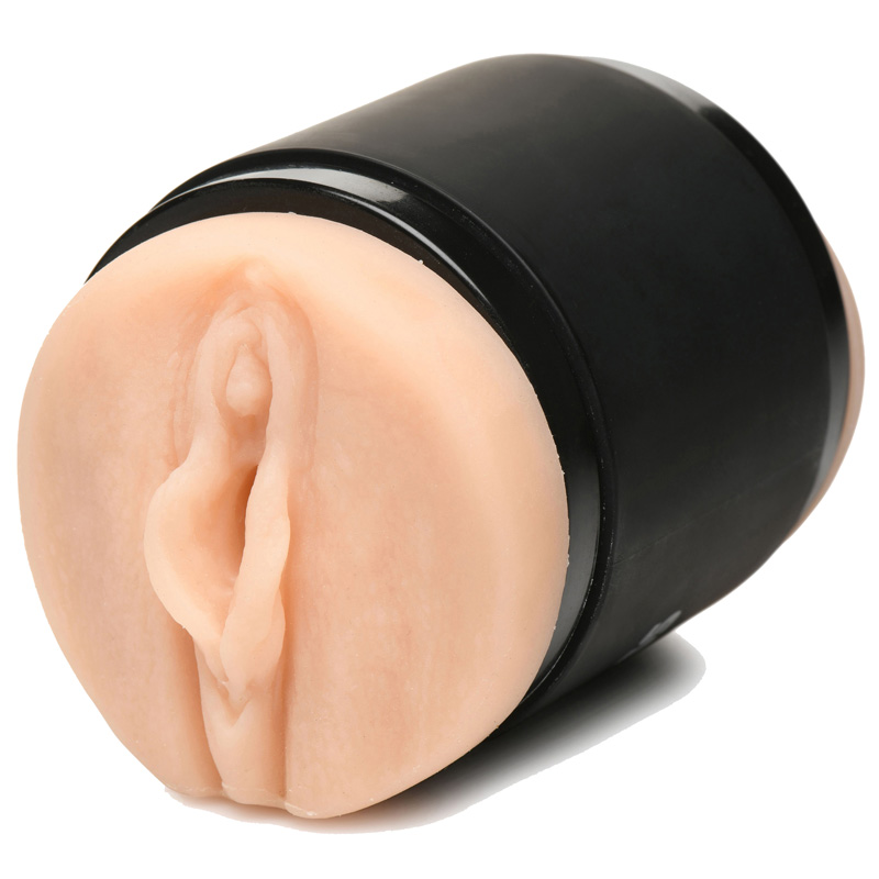 Double Shot Mouth and Pussy Stroker - Light - Image 3