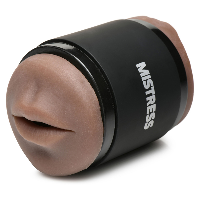 Double Shot Mouth and Pussy Stroker - Dark - Image 2