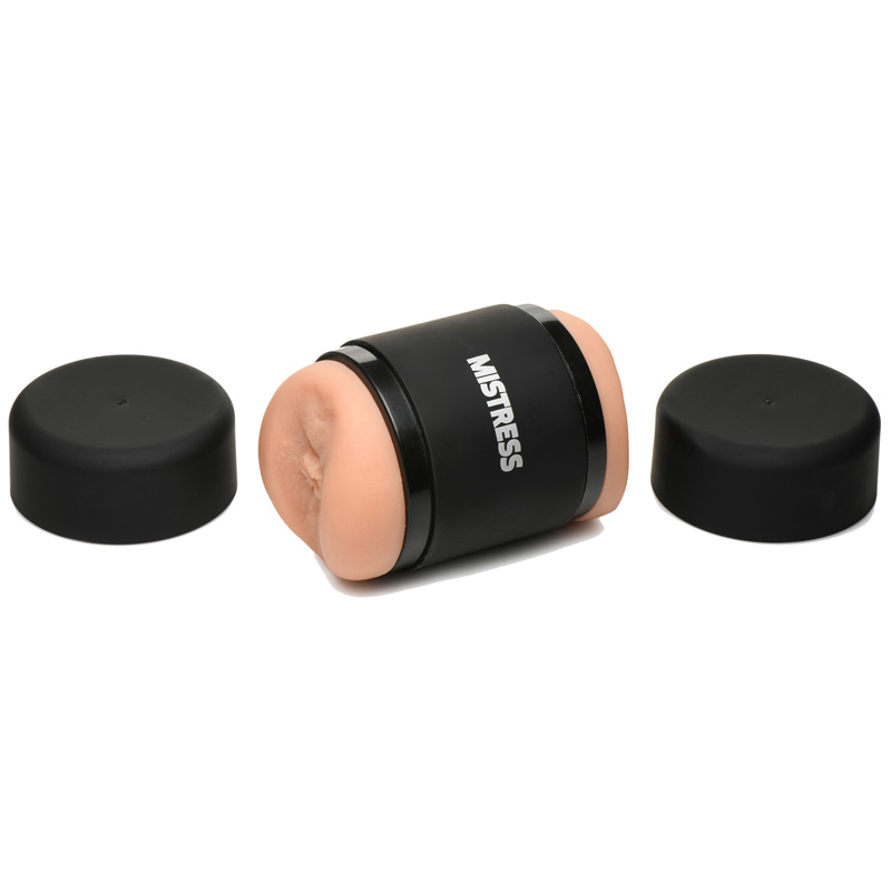 Double Shot Pussy and Ass Stroker - Medium - Image 6