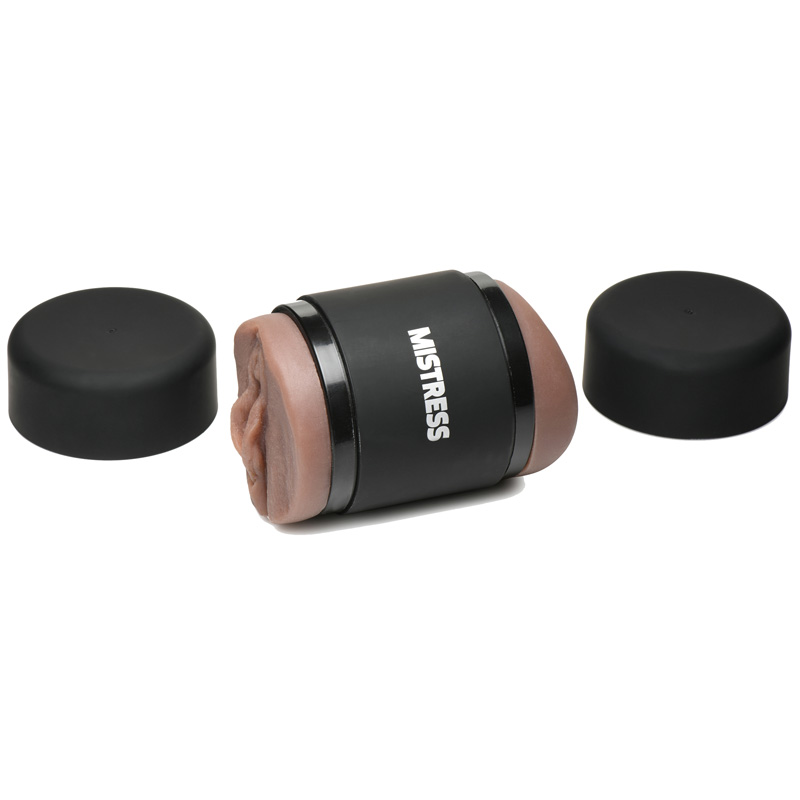 Double Shot Pussy and Ass Stroker - Dark - Image 6