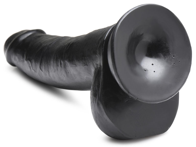 JOCK 8 Inch Dong with Balls Black - Image 4